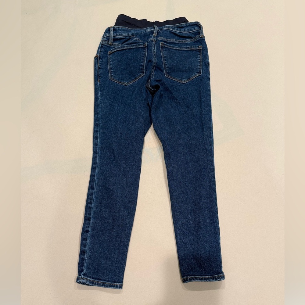 Old Navy Dark Blue Skinny Maternity Jeans - Picture 2 of 2